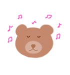 クマさんのワールド（個別スタンプ：3）