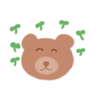 クマさんのワールド（個別スタンプ：4）