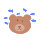 クマさんのワールド（個別スタンプ：5）