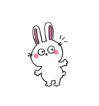 口なしうさぎの文字なしスタンプ 02（個別スタンプ：2）