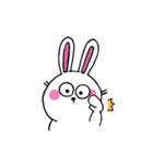 口なしうさぎの文字なしスタンプ 02（個別スタンプ：7）