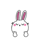 口なしうさぎの文字なしスタンプ 02（個別スタンプ：8）