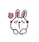 口なしうさぎの文字なしスタンプ 02（個別スタンプ：9）