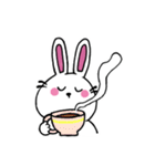 口なしうさぎの文字なしスタンプ 02（個別スタンプ：10）