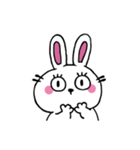 口なしうさぎの文字なしスタンプ 02（個別スタンプ：14）