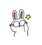 口なしうさぎの文字なしスタンプ 02（個別スタンプ：19）