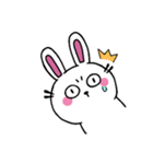 口なしうさぎの文字なしスタンプ 02（個別スタンプ：20）