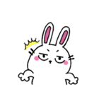 口なしうさぎの文字なしスタンプ 02（個別スタンプ：21）