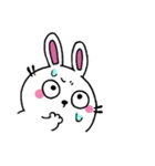 口なしうさぎの文字なしスタンプ 02（個別スタンプ：22）