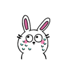 口なしうさぎの文字なしスタンプ 02（個別スタンプ：25）