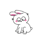 口なしうさぎの文字なしスタンプ 02（個別スタンプ：26）
