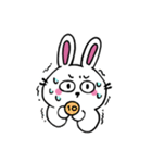 口なしうさぎの文字なしスタンプ 02（個別スタンプ：27）