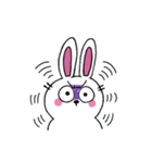 口なしうさぎの文字なしスタンプ 02（個別スタンプ：32）