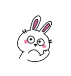 口なしうさぎの文字なしスタンプ 02（個別スタンプ：36）