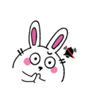 口なしうさぎの文字なしスタンプ 02（個別スタンプ：38）