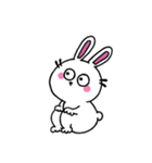 口なしうさぎの文字なしスタンプ 02（個別スタンプ：40）