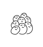 大福マンなどのかわいいスタンプ（個別スタンプ：18）