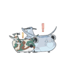 ちびひこーき（輸送）（個別スタンプ：27）