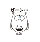 ツキノワグマの"むーたん"（個別スタンプ：3）