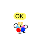 カラフルクマちゃんキャラクター0（個別スタンプ：25）