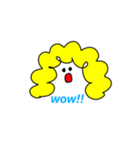 アフロちゃん使える英語スタンプ（個別スタンプ：2）