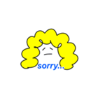 アフロちゃん使える英語スタンプ（個別スタンプ：3）
