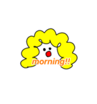 アフロちゃん使える英語スタンプ（個別スタンプ：8）