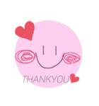 HappySmile♥(ハート編)（個別スタンプ：1）