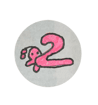 ちらっと文字（個別スタンプ：2）
