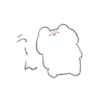 よりそううさぎ（個別スタンプ：3）