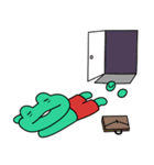 赤いズボンのカエル（個別スタンプ：23）