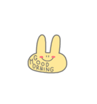 今日のうさぎ。 カラフルver（個別スタンプ：2）