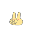 今日のうさぎ。 カラフルver（個別スタンプ：3）