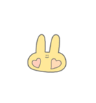 今日のうさぎ。 カラフルver（個別スタンプ：4）