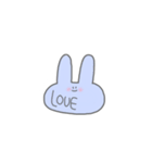 今日のうさぎ。 カラフルver（個別スタンプ：14）
