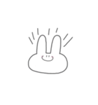 今日のうさぎ。 カラフルver（個別スタンプ：24）