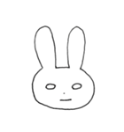表情豊かなうさぎ②（個別スタンプ：5）