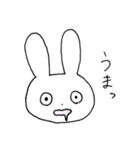 表情豊かなうさぎ②（個別スタンプ：20）