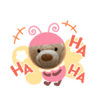 クマとイヌの気持ち。（個別スタンプ：4）