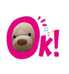 クマとイヌの気持ち。（個別スタンプ：6）