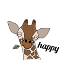 動物たちと人間のEnglishセカンドスタンプ（個別スタンプ：3）