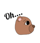 動物たちと人間のEnglishセカンドスタンプ（個別スタンプ：7）