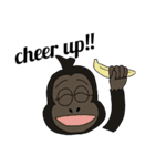 動物たちと人間のEnglishセカンドスタンプ（個別スタンプ：13）