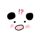 シンプルらくがきぱんだ。（個別スタンプ：3）