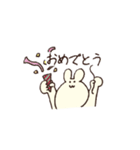 顔がでかいうさぎのすたんぷ（個別スタンプ：18）