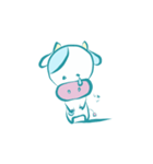 どんなときもうしくん（個別スタンプ：6）