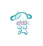 どんなときもうしくん（個別スタンプ：8）