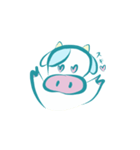 どんなときもうしくん（個別スタンプ：10）
