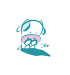 どんなときもうしくん（個別スタンプ：14）