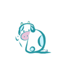 どんなときもうしくん（個別スタンプ：17）
